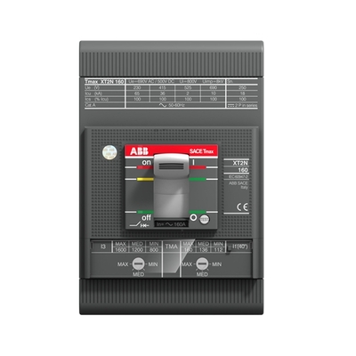 Автоматический выключатель ABB XT2N 160 TMD 1,6-16 3p F F (1SDA067000R1)