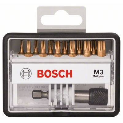 Набор Bosch Robust Line из 12+1 бит M Max Grip, 2607002579 (2607002579)