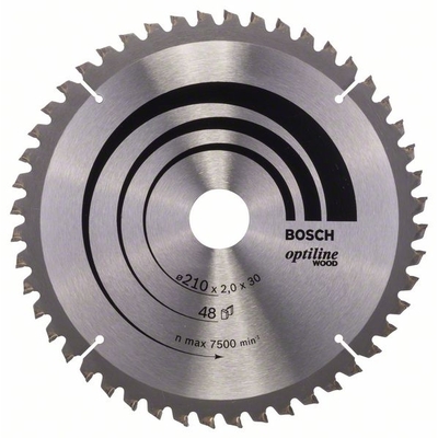 Пильный диск Bosch Optiline Wood, 210x30 мм. (2608640430)