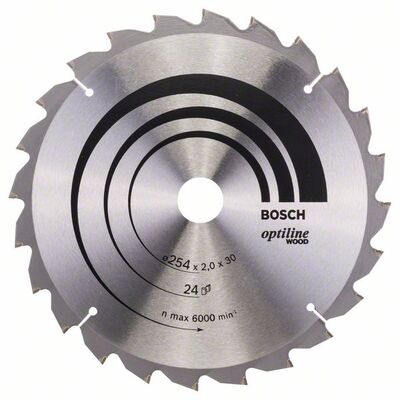 Пильный диск Bosch Optiline Wood, 254x30 мм. (2608640434)