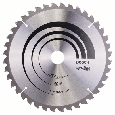 Пильный диск Bosch Optiline Wood, 254x30 мм. (2608640435)