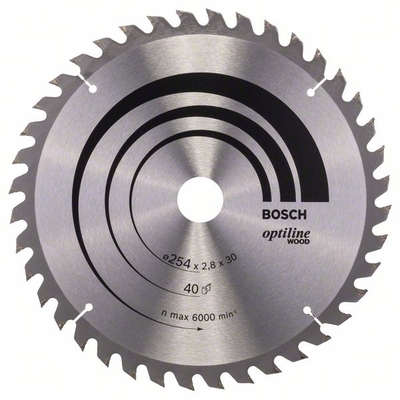 Пильный диск Bosch Optiline Wood, 254x30 мм. (2608640443)