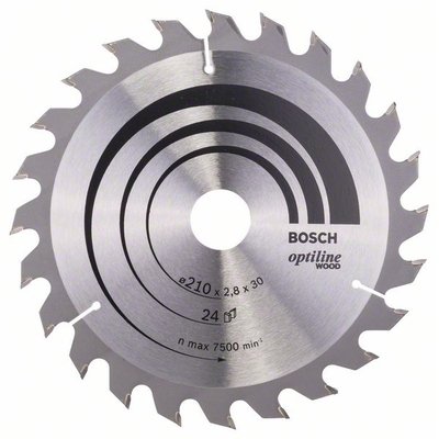 Пильный диск Bosch Optiline Wood, 210x30 мм. (2608640621)