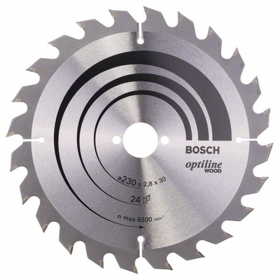 Пильный диск Bosch Optiline Wood, 230x30 мм. (2608640627)