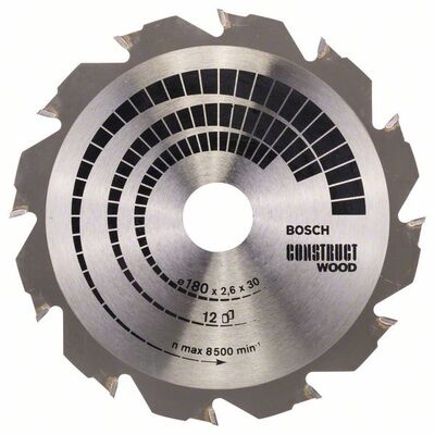 Пильный диск Bosch Construct Wood, 180x30 мм. (2608640632)