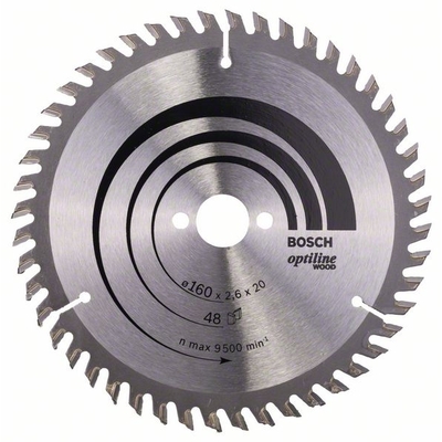 Пильный диск Bosch Optiline Wood, 160x20 мм. (2608640732)