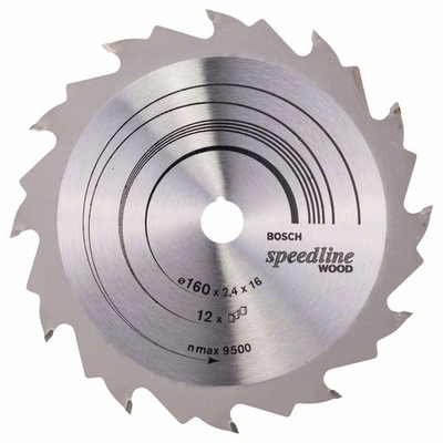 Пильный диск Bosch Speedline Wood, 160x16 мм. (2608640784)