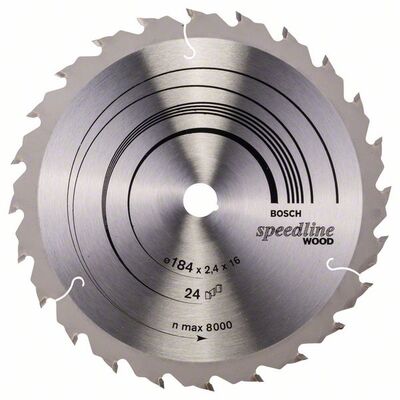 Пильный диск Bosch Speedline Wood, 184x16 мм. (2608640795)