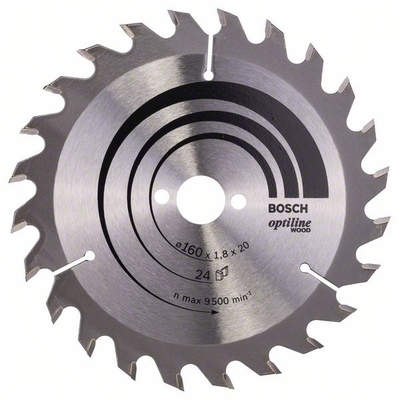 Пильный диск Bosch Optiline Wood, 160x20 мм. (2608641171)