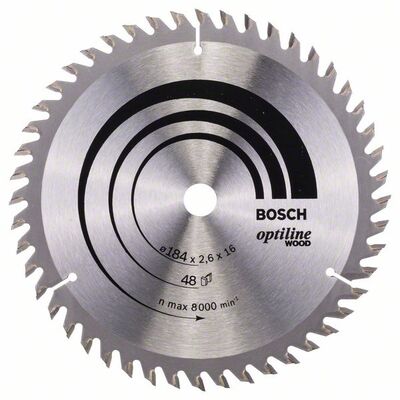Пильный диск Bosch Optiline Wood, 184x16 мм. (2608641181)