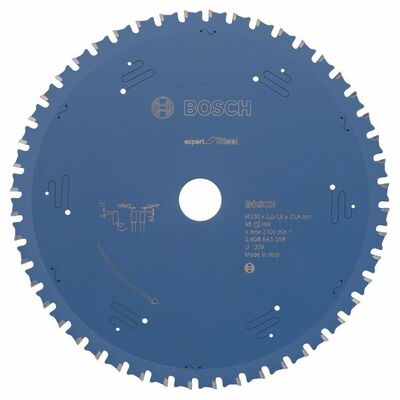 Пильный диск Bosch Expert for Steel, 230x25,4 мм. (2608643058)