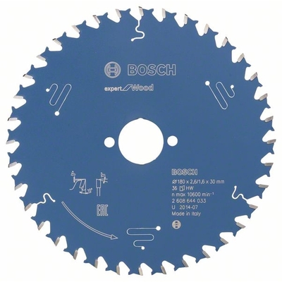 Пильный диск Bosch Expert for Wood, 180x30 мм. (2608644033)