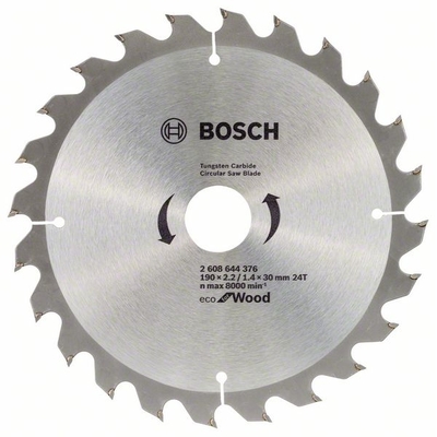 Пильный диск Bosch Eco for wood, 190x30 мм. (2608644376)