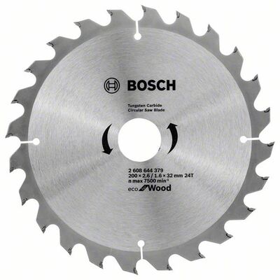 Пильный диск Bosch Eco for wood, 200x32 мм. (2608644379)
