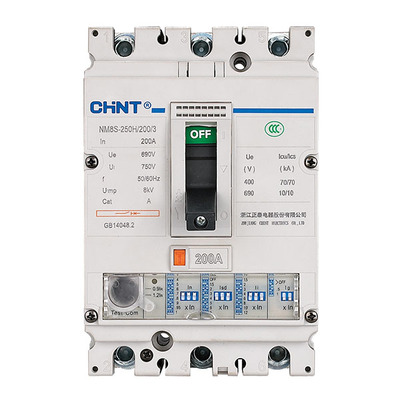 Автоматический выключатель Chint NM8S-250S, 100A (149885)