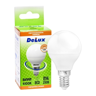 Лампа Delux BL50P 5Вт, 4100K, E14 (90002759)