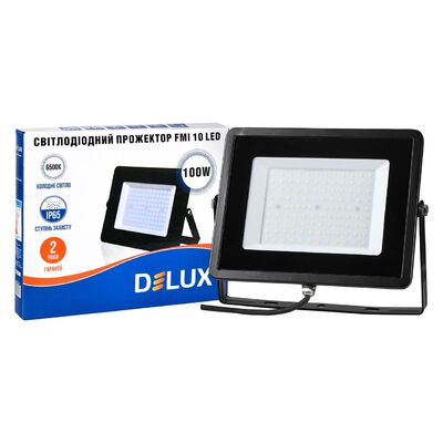 Прожектор Delux FMI 10 LED, 100Вт, 6500K, IP65 (90008739)