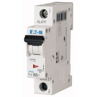 Автоматический выключатель Eaton PL4-C50/1 (293129)