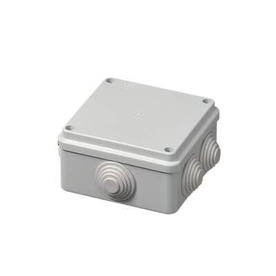 Коробка распределительная Elettrocanali 100х100х5 мм., IP55 (EC400C4)