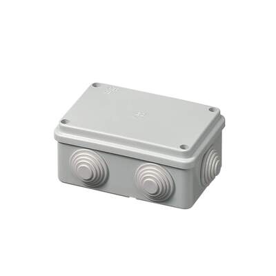 Коробка распределительная Elettrocanali 120х80х50 мм., IP55 (EC400C4R)