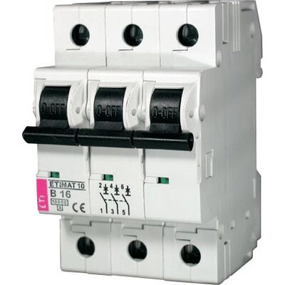 Автоматический выключатель ETI Etimat 10 3P, B100, 20kA (2125732)