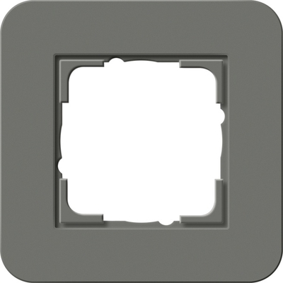 Рамка Gira E3 1 п., темно-серый/антрацит (0211423)