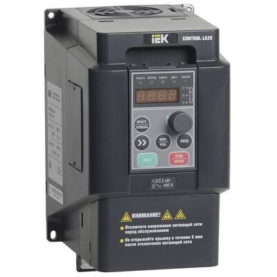 Частотный преобразователь IEK Control-L620, 4 кВт, 9А (CNT-L620D33V022-004TE)