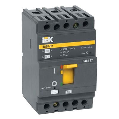 Автоматический выключатель IEK ВА88-32 3Р, 25А, 25 kA (SVA10-3-0025)