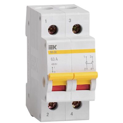 Выключатель нагрузки IEK ВН-32 2Р, 40А (MNV10-2-040)