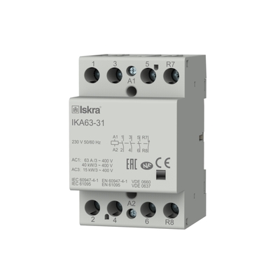 Модульний контактор Iskra IKA63-31, 230V, AC (030045533000)