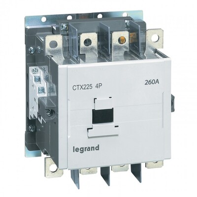 Контактор Legrand CTX³ 330А, 4P, 100-240В, AC/DC (416486)