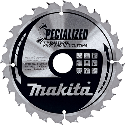 Пильный диск Makita Specialized 190x30 24T (B-09422)
