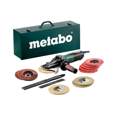 Угловая шлифовальная машина Metabo WEVF 10-125 Quick Inox Set (613080500)