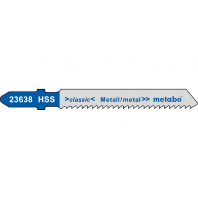 Лобзиковая пилка Metabo Classic T 118 A, металл (623965000)