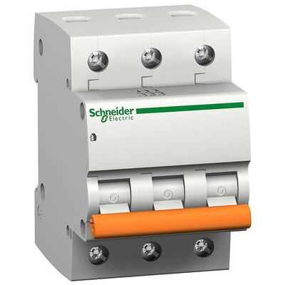 Автоматический выключатель Schneider Electric ВА63 6А, 3P, 4,5 кА (11221)