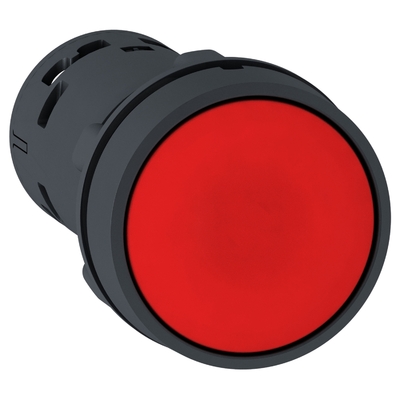 Кнопка Schneider Electric Harmony XB7, ø22, 1NC, IP65, красный (XB7NA42)
