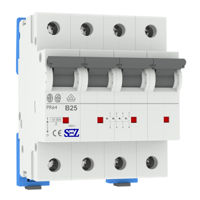 Автоматический выключатель SEZ PR 64-D, 0,5A, 4 п., D (0099740)