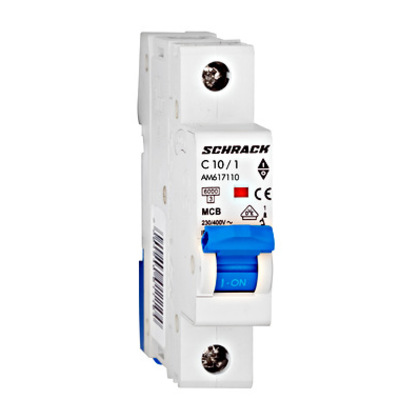 Автоматический выключатель Schrack Amparo 1P, C10, 4.5kA (AM617110--)