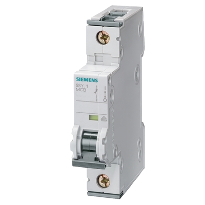 Автоматический выключатель Siemens 5SY4, 1P, 0.5A, D, 10 kA (5SY4105-8)
