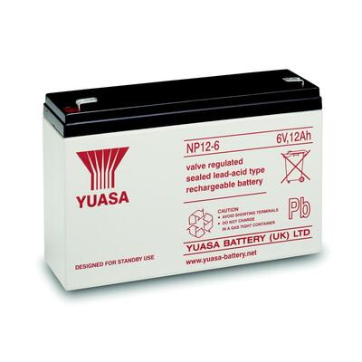 Аккумуляторная батарея Yuasa NP12-6/250 6V 12Ah (NP12-6)