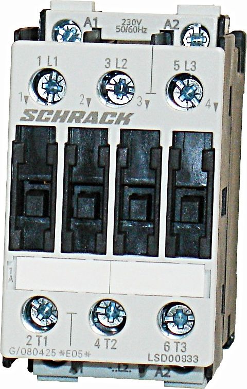 Контактор Schrack LSD0 3P, 9A, 230V/AC (LSD00933--)